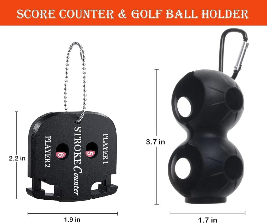 Golf Cleaning Kit (16 in 1), Golf Towel, Cleaning Brush, Divot Repair Tool, Golf Ball Alignment Kit, Score Counter, Golf Ball Holder Tee, Golf Accessories, Make Perfect Golf Gifts for Men or Women! Golf Cleaning Kit (16 in 1), Golf Towel, Cleaning Brush, Divot Repair Tool, Golf Ball Alignment Kit, Score Counter, Golf Ball Holder Tee, Golf Accessories, Make Perfect Golf Gifts for Men or Women!