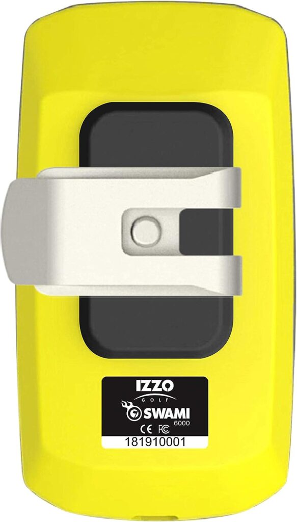 Izzo Swami 6000 Handheld Golf GPS Water-Resistant Color Display With 38,000 Course Maps Scorekeeper