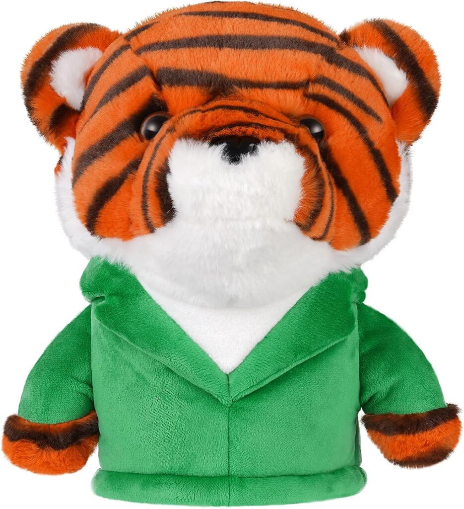 LZFAN Golf Club Covers for Woods and Drivers Funny Driver Headcover Animal Golf Club Head Covers Golf Gifts for Men Women Plush Tiger