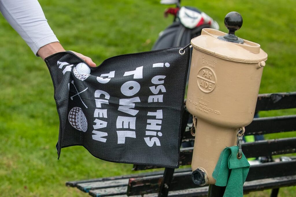 SHANKITGOLF Funny Golf Towel, Printed Golf Towels for Golf Bags with Clip,Golf Gift for Men Husband Boyfriend Dad, Birthday Gifts for Golf Fan, Funny Golf Lover Gift Clean My Golf Balls SHANKITGOLF Funny Golf Towel, Printed Golf Towels for Golf Bags with Clip,Golf Gift for Men Husband Boyfriend Dad, Birthday Gifts for Golf Fan, Funny Golf Lover Gift Clean My Golf Balls