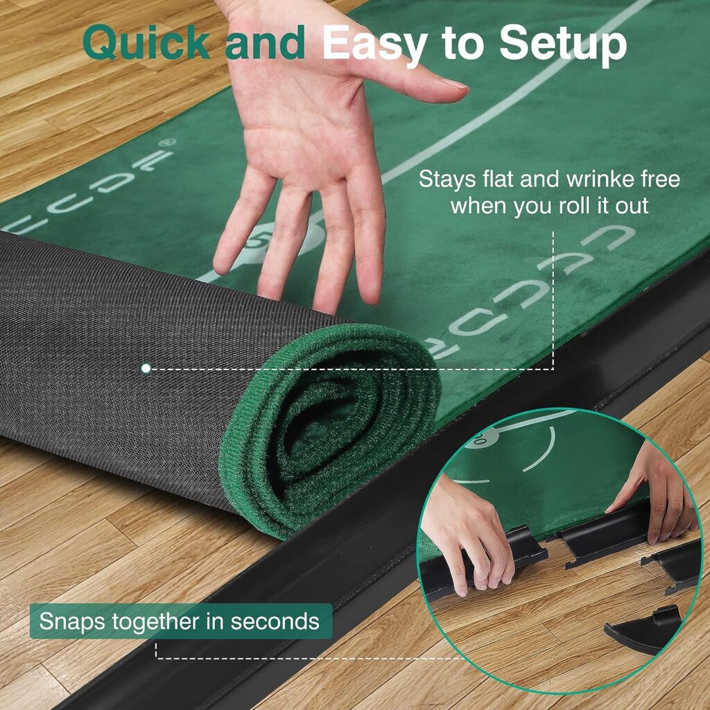 Slope Adjustable Golf Putting Green Indoor Putting Matt Golf Practice Training Equipment Putting Mat with 1/2 Hole Training Ball Return for Mini Games Practicing at Home Office - Golf Accessories Slope Adjustable Golf Putting Green Indoor Putting Matt Golf Practice Training Equipment Putting Mat with 1/2 Hole Training Ball Return for Mini Games Practicing at Home Office - Golf Accessories