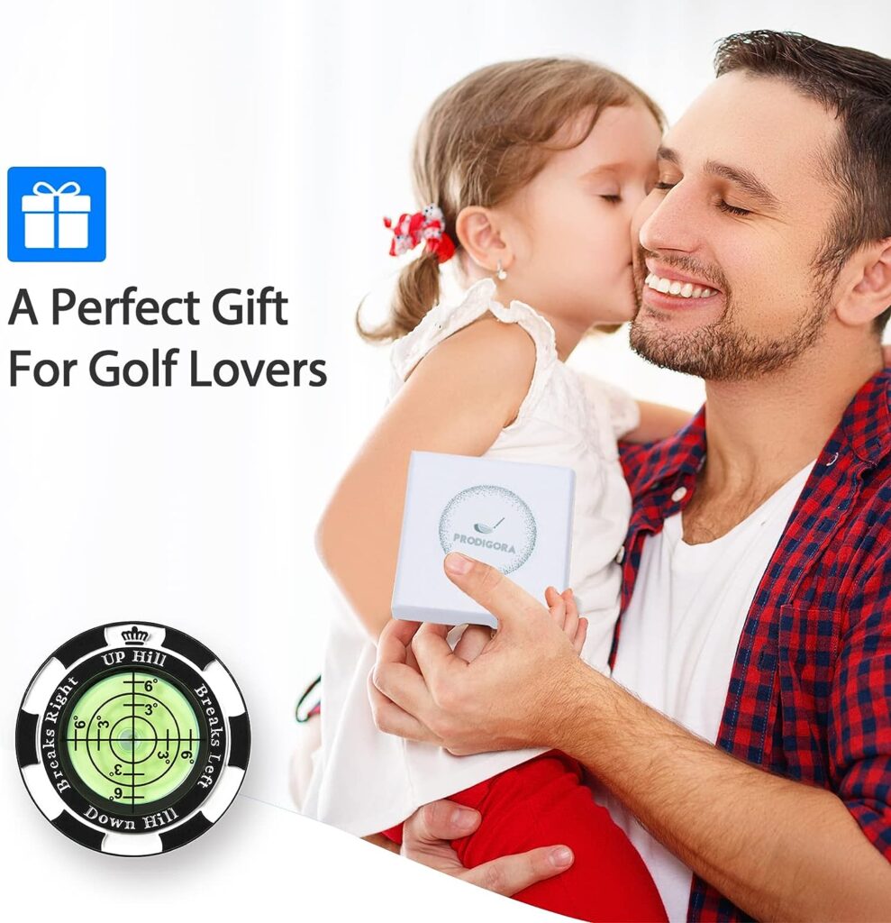 SlopeMaster ProGreen Reader - Golf Hat Clip Ball Marker with High Precision Green Reading Aid Golf Accessories for Men Women SlopeMaster ProGreen Reader - Golf Hat Clip Ball Marker with High Precision Green Reading Aid Golf Accessories for Men Women