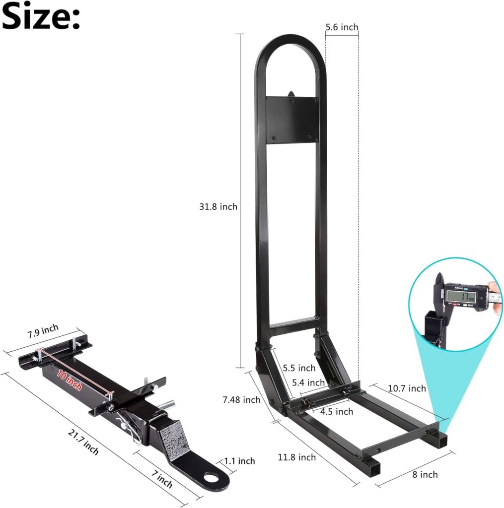 10L0L Universal Golf Cart Rear Safety Grab Bar Fits Club Car, EZGO, Yamaha