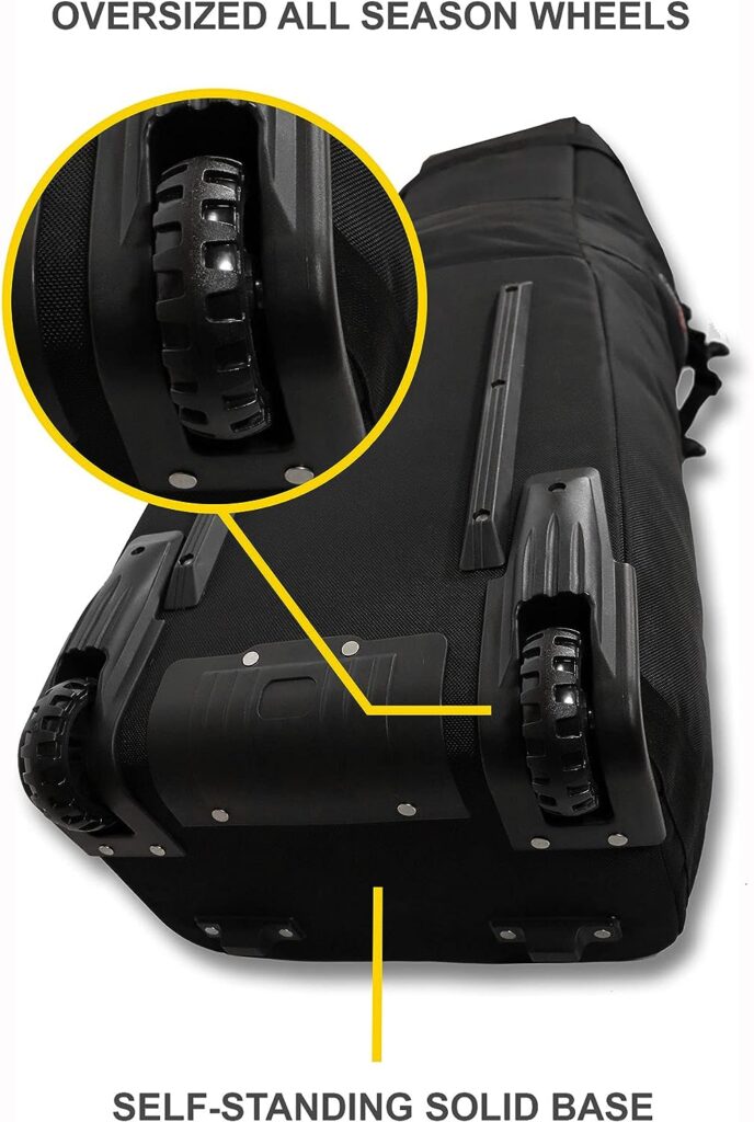 New CaddyDaddy First Class Premium Padded Golf Club Travel Cover with Wheels - Heavy Duty Golf Travel Bag for Airlines