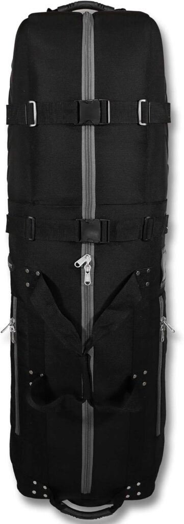 New CaddyDaddy First Class Premium Padded Golf Club Travel Cover with Wheels - Heavy Duty Golf Travel Bag for Airlines