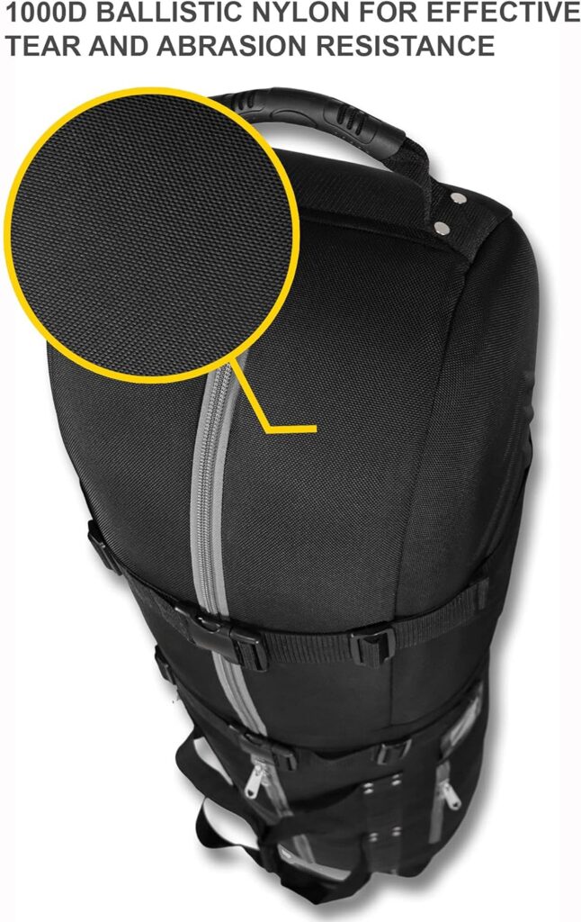 New CaddyDaddy First Class Premium Padded Golf Club Travel Cover with Wheels - Heavy Duty Golf Travel Bag for Airlines
