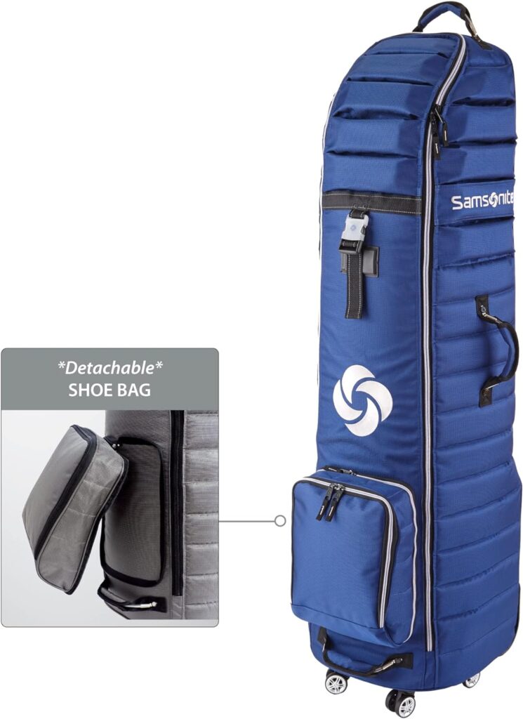 Samsonite Quilted Golf Travel Cover with Spinner Wheels