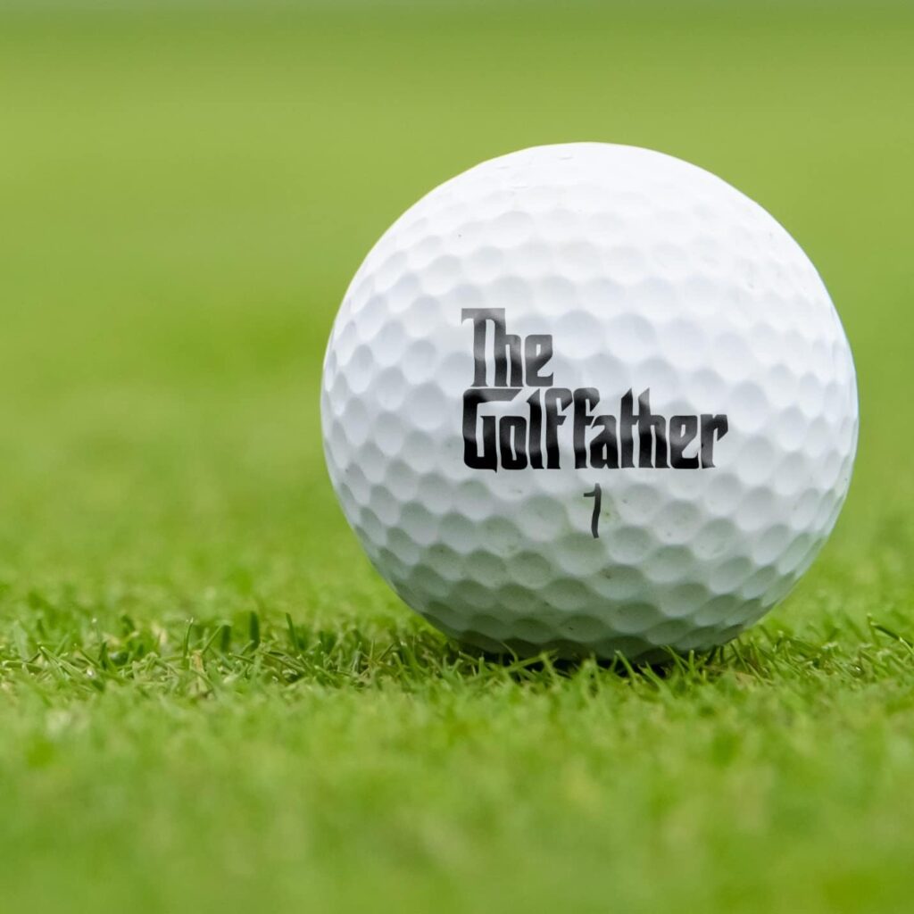 Shanker Golf Balls - The Golf Father Edition - Funny Joke Gift for Dad Golfers - Sleeve of 3 Tournament Golf Balls - Perfect Gag Gift for Fathers Day, Birthdays, Grandpa