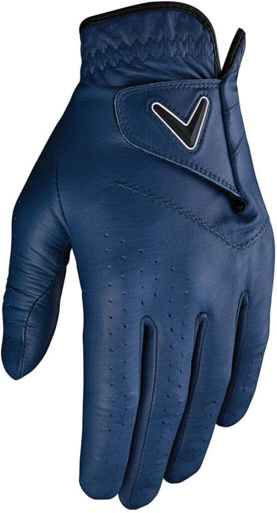Callaway Golf 2017 Womens OptiColor Leather Glove, Aqua, Small, Worn on Left Hand