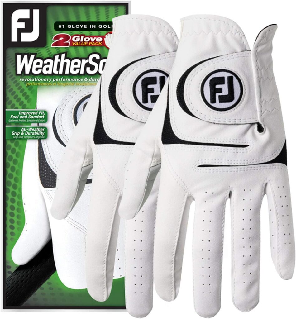 FootJoy Mens WeatherSof 2-Pack Golf Glove