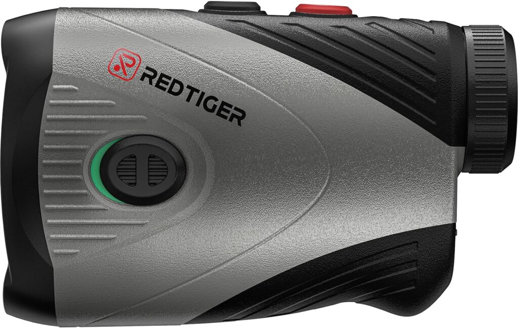 REDTIGER Golf Rangefinder with Slope, 1200 Yards Laser Range Finder Golfing, 7X Magnification, Flag Pole Locking Vibration, Rechargeable Range Finders with Magnet Stripe