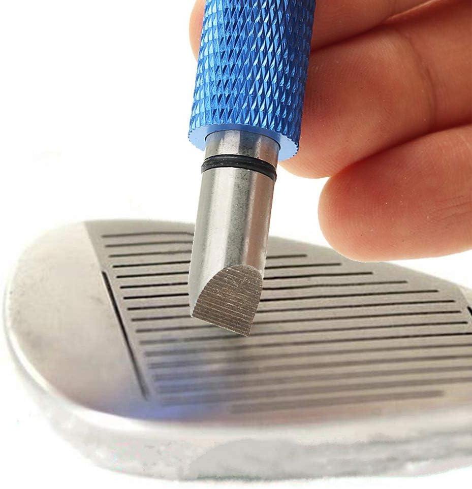Golf Groove Sharpener,Golf Club Groove Sharpener,Groove Sharpener,Club Sharpener,Groove Sharpening Tool - Generate Optimal Backspin - Suitable for U  V-Grooves