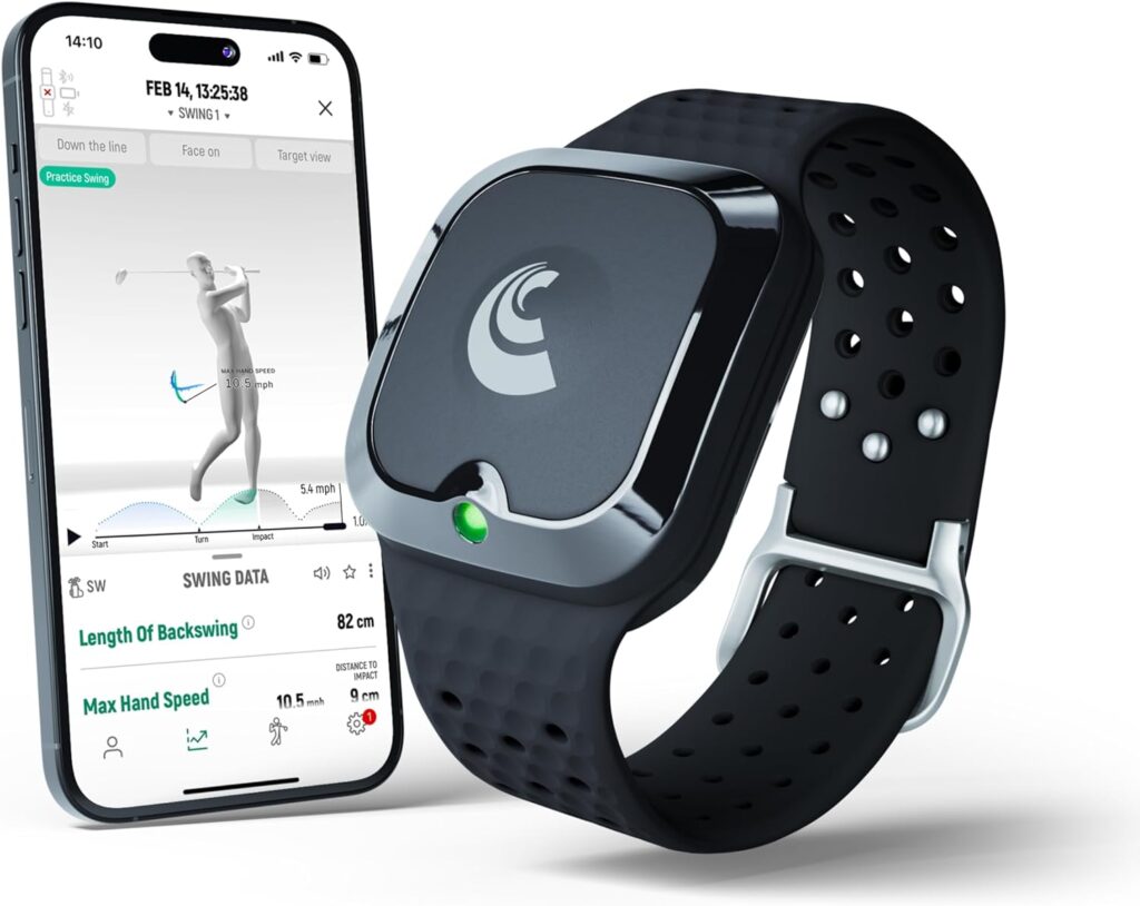 Golf Swing Modifier - Improve Your Golf Swing from The Range On The Course  from Your Home. Dial in Your Wedges, Add Distance and Fix Your Slice. App  Device Included, One Size