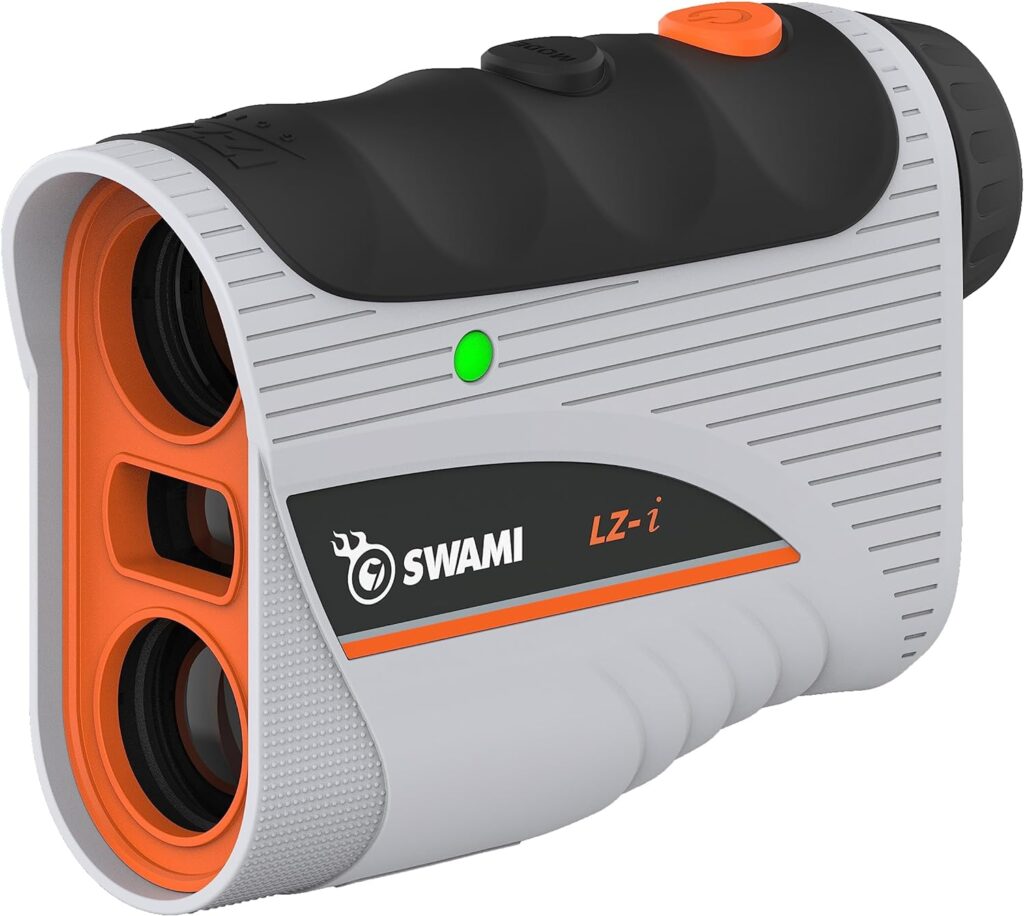 IZZO Golf Swami Laser Rangefinder with Slope, Pin Lock  Club Suggestion, 500-800 Yards Range, Carry Case